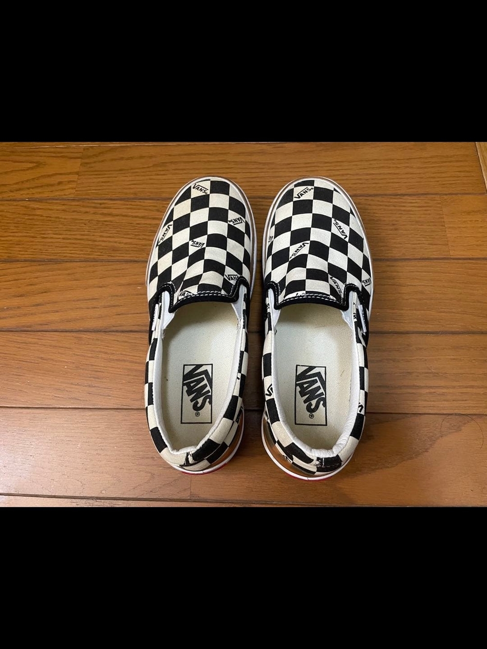 Vans Checkerboard Slip-On Sneakers - Black & White